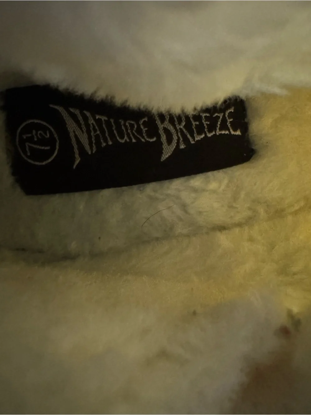 Nature Breeze White Winter Lace-Up Boots with Black Faux Fur Trim